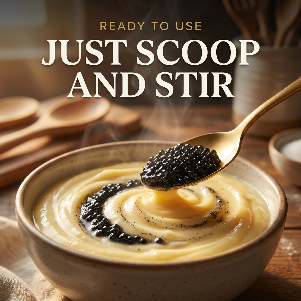 Ready to use, just scoop and stir