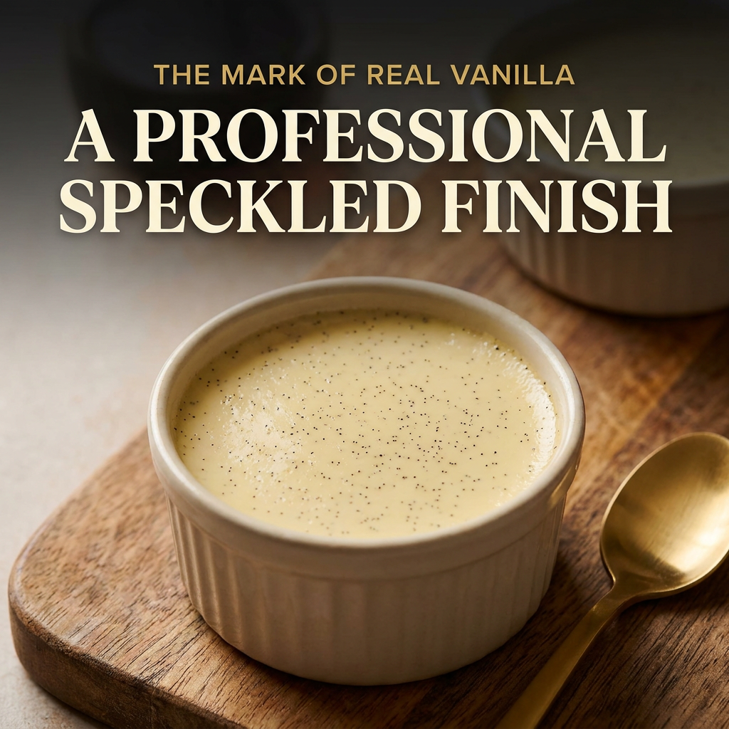 A professional speckled finish